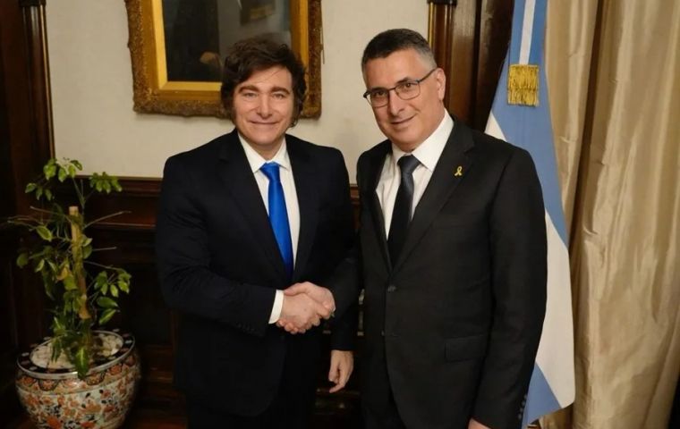 Milei plans to travel next year to Israel to conclude the Argentine Embassy's shift from Tel Aviv to Jerusalem
