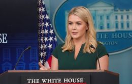 Trump has been briefed on the “tragic situation,” Leavitt said