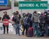 Illegal migrants flocking from Chile to Peru out of fear of Kast