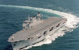HMS Ocean Royal Navy's largest warship