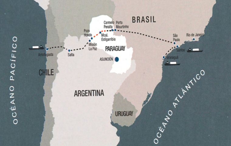 The Bioceanic Corridor “is going to be the route of the narcos,” Martínez argued