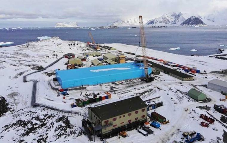 The Discovery Building at the BAS Rothera Research Station (Pic BAS)