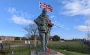 The bronze statue and the flag recovery maintenance appeal received well over £16,000 in a few days