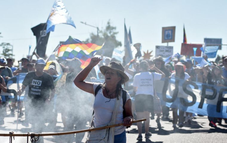 Further protests are expected to emerge as environmentalist groups oppose what they call “the mining lobby”