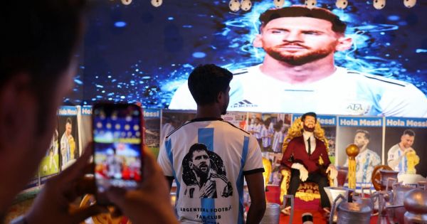 Messi lands in India for fan tour, including 21-meter statue unveiling