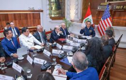 Jerí met with a delegation from the FBI and US security experts in Lima