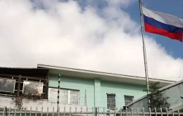 Witnesses in Caracas saw a motorcade outside the Russian Embassy