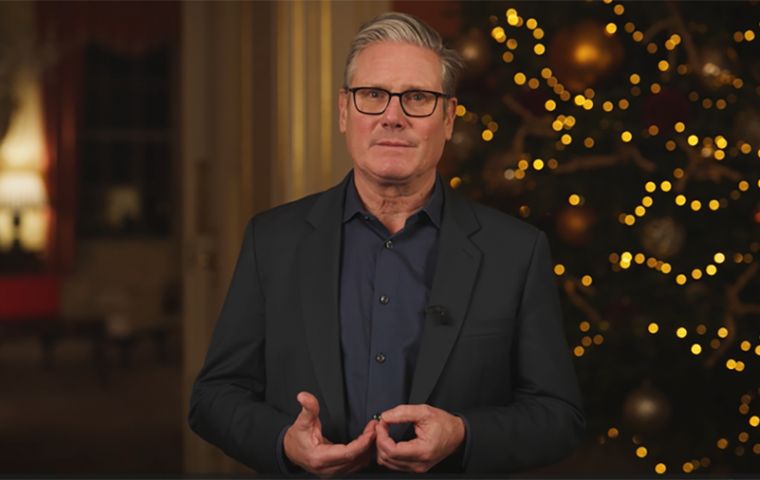 Prime Minister Keir Starmer also mentioned the British forces stationed on the islands in his message, MPC.