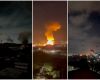 Images from different angles in Caracas of the explosions and helicopters flying over the city.