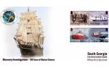 The set of stamps commemorates the Discovery Investigation and 100 years of marine science  