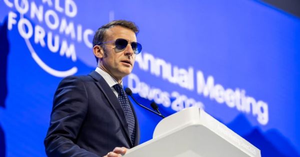 Macron warns Davos of a “world without rules” as Trump’s Greenland row intensifies