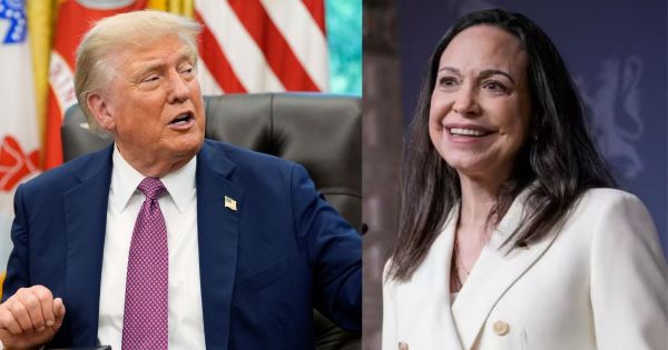 Trump signals possible role for Machado as U.S. tightens Venezuela oil crackdown