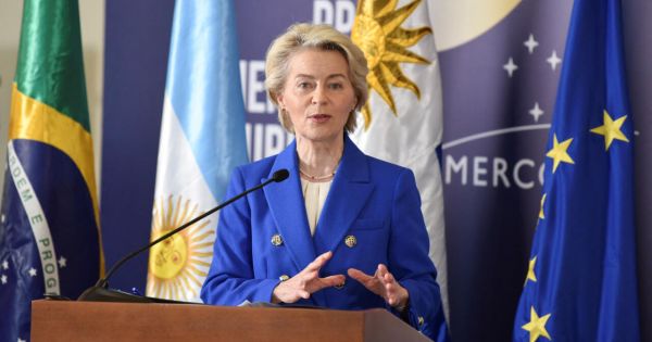 EU ‘ready’ to roll out Mercosur deal once South American ratifications start, von der Leyen says