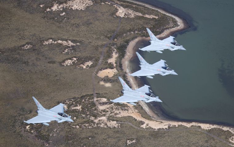 A display of Typhoons over the Islands