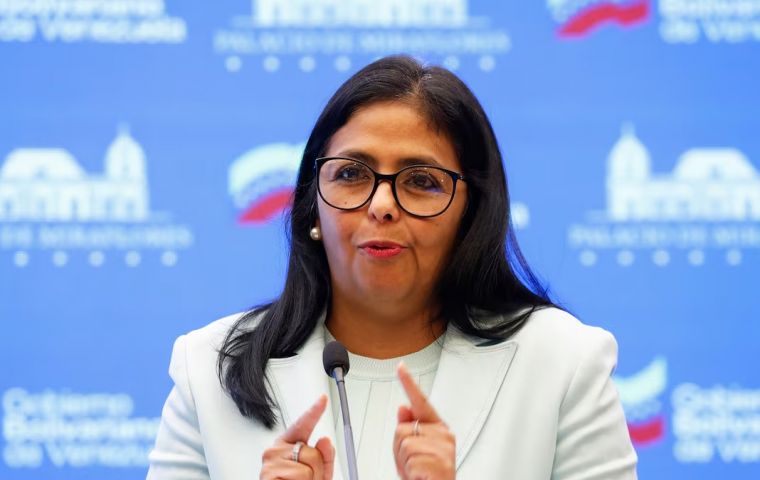 Rodriguez said the draft is a sovereignty-respecting framework aimed at turning Venezuela into a giant producer of hydrocarbons with private investment