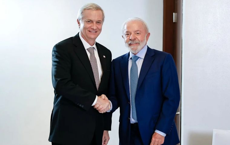 Kast argued that cooperation between Chile and Brazil &ldquo;can lead the change our region needs&rdquo; 