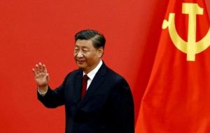 The timing of Xi’s announcement is strategically significant since it coincides with notable weakness in the US dollar, which has fallen to a four-year low