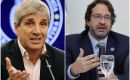 Caputo (left) linked Lavagna&rsquo;s (right) resignation to disagreements with President Javier Milei over timing, and said: &ldquo;There is no need to change the index now&hellip; it makes virtually no difference.&rdquo;