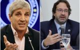 Caputo (left) linked Lavagna&rsquo;s (right) resignation to disagreements with President Javier Milei over timing, and said: &ldquo;There is no need to change the index now&hellip; it makes virtually no difference.&rdquo;