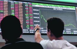 The sharpest moves came in Wall Street, where Argentine ADRs fell as much as 33%