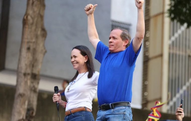 Guanipa posted a video holding his release document and said: &ldquo;There is much to talk about regarding Venezuela&rsquo;s present and future, always with the truth ahead.&rdquo; 