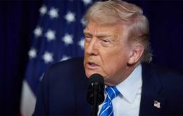 &ldquo;If sometime in the future the deal ever falls apart, I retain the right to militarily secure and reinforce the American presence in Diego Garcia,&rdquo; Trump said 