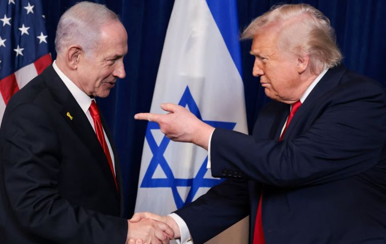 The Washington meeting will be the seventh face-to-face encounter between Trump and Netanyahu in the 12 months since Trump returned to the White House