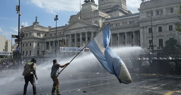 Argentina’s Senate approves Milei’s labour reform amid protests and clashes
