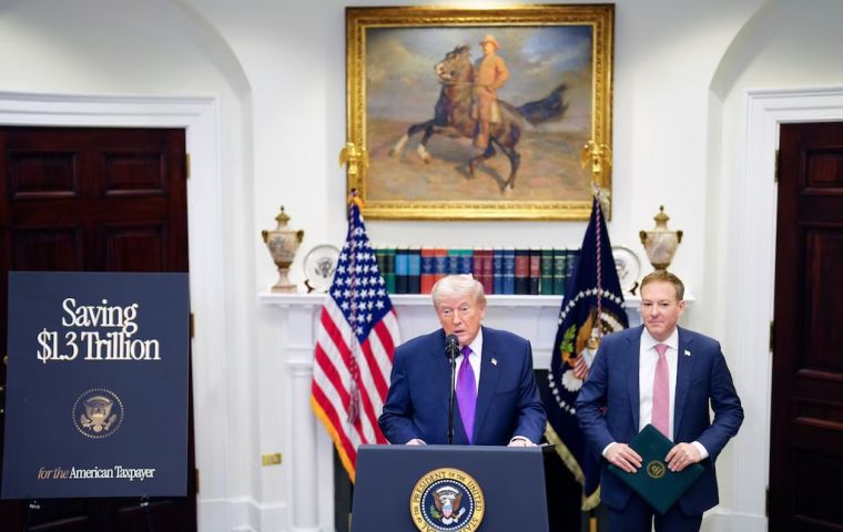 Appearing alongside EPA Administrator Lee Zeldin, Trump said the action would end federal emissions rules for vehicles and engines covering model years 2012&ndash;2027 and beyond