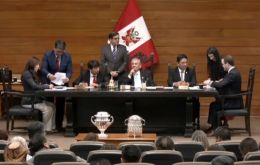 The incoming president will serve a five-month interim term and must hand over power on July 28 to the winner of the April 12 general election