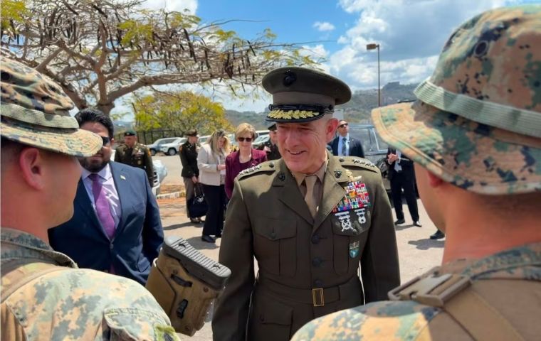 According to U.S. Southern Command, the program included an engagement with joint force personnel stationed at U.S. Embassy facilities in Caracas