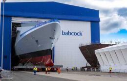 Construction on the fourth ship in the class, HMS Bulldog, also began at Rosyth