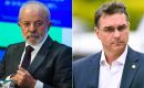 The poll places Fl&aacute;vio Bolsonaro on 46.3% versus Lula on 46.2% in a potential runoff, a gap well within the margin of error