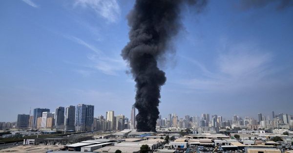 UK embassy in UAE tells British citizens to shelter indoors and stay away from windows amid escalation