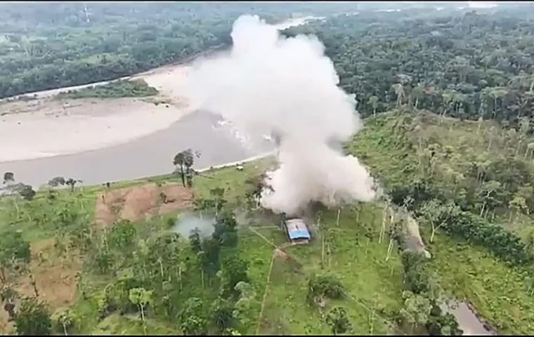 The strike, carried out in the municipality of Cacales, marks the first officially announced joint military operation between the two countries on Ecuadorian soil