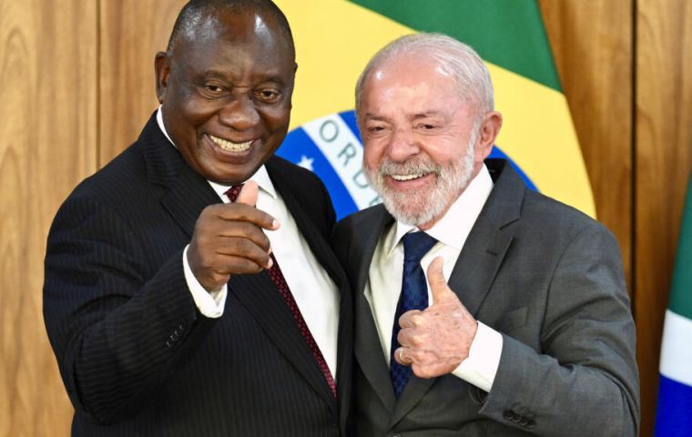 &ldquo;If we are not prepared to defend ourselves, at any moment we could be invaded,&rdquo; Lula said during Ramaphosa&rsquo;s official visit
