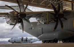 View of some of the aircraft currently based at the Mount Pleasant Complex (MPC).(Pic BFSAI)