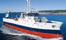 The pre-survey conducted by the M/V Monteferro between February 3 and 18 estimated Loligo squid biomass at around 41,725 tonnes.