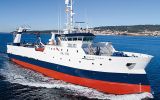 The pre-survey conducted by the M/V Monteferro between February 3 and 18 estimated Loligo squid biomass at around 41,725 tonnes.