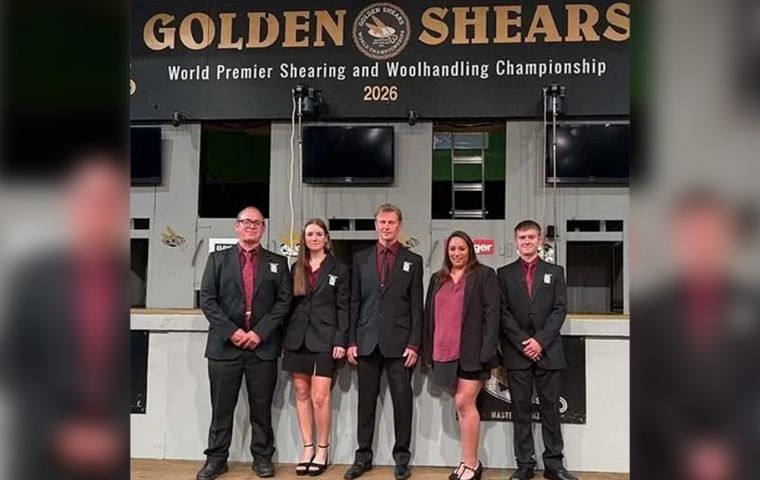  The Falklands Team has been receiving congratulations for its representation 