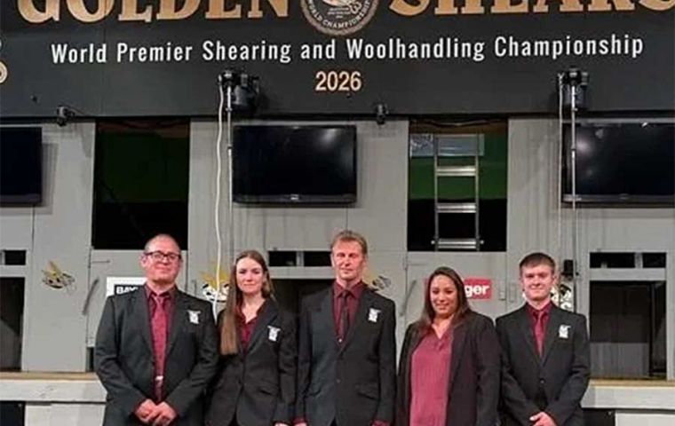  The Falklands Team has been receiving congratulations for its representation 