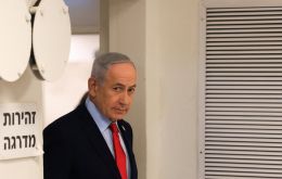 Netanyahu made the remarks at a press conference in Jerusalem, where he also said Iran no longer has the ability to enrich uranium or produce ballistic missiles, although he offered no evidence