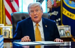 They gave us a present today. It was a very big present worth a tremendous amount of money, Trump said