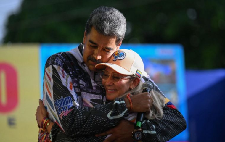 Maduro and Flores remain held at the Metropolitan Detention Center in Brooklyn since their capture.