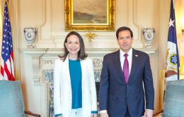 Excellent meeting with Secretary of State Marco Rubio. Thank you for your commitment to democracy, freedom, and the well-being of Venezuelans, Machado wrote on her Instagram account
