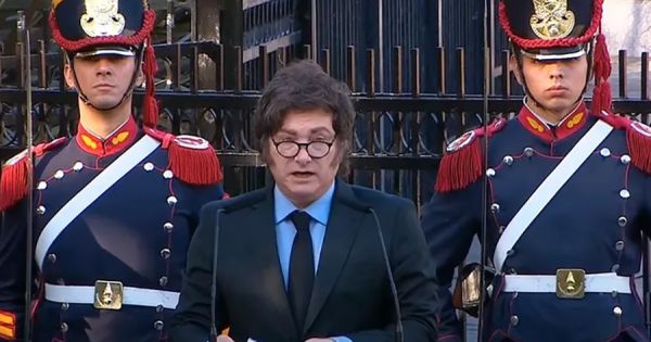 Milei reaffirms Falklands sovereignty, warns oil firms and vows to rebuild the armed forces