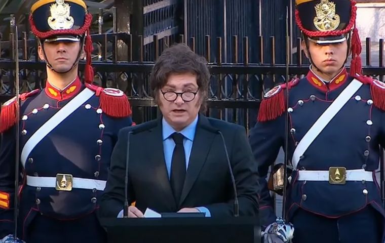 In a pointed warning, Milei addressed the final investment decision announced by Rockhopper Exploration and Navitas Petroleum for the Sea Lion field in the North Falklands Basin