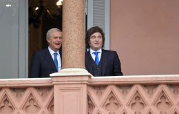 Milei thanked Kast on behalf of the Argentine government for the traditional support of the Chilean government on the Malvinas Islands Question. Photo: Juan Mabromata / AFP