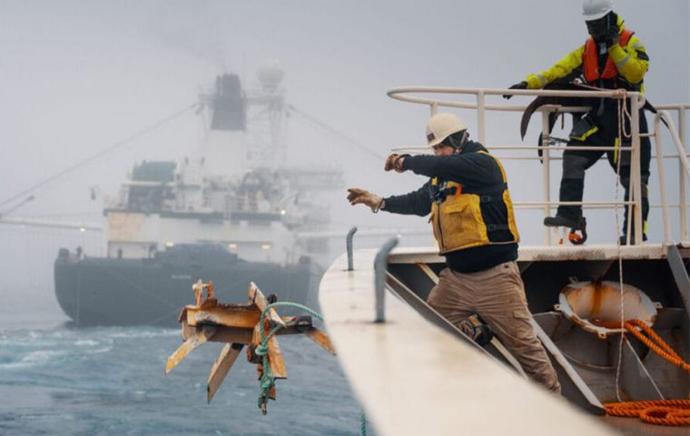 The MV Bandero, a Captain Paul Watson Foundation vessel