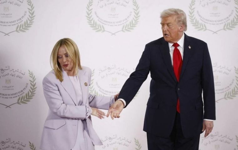 On the same day, Meloni announced that Italy would suspend the automatic renewal of its defense cooperation agreement with Israel